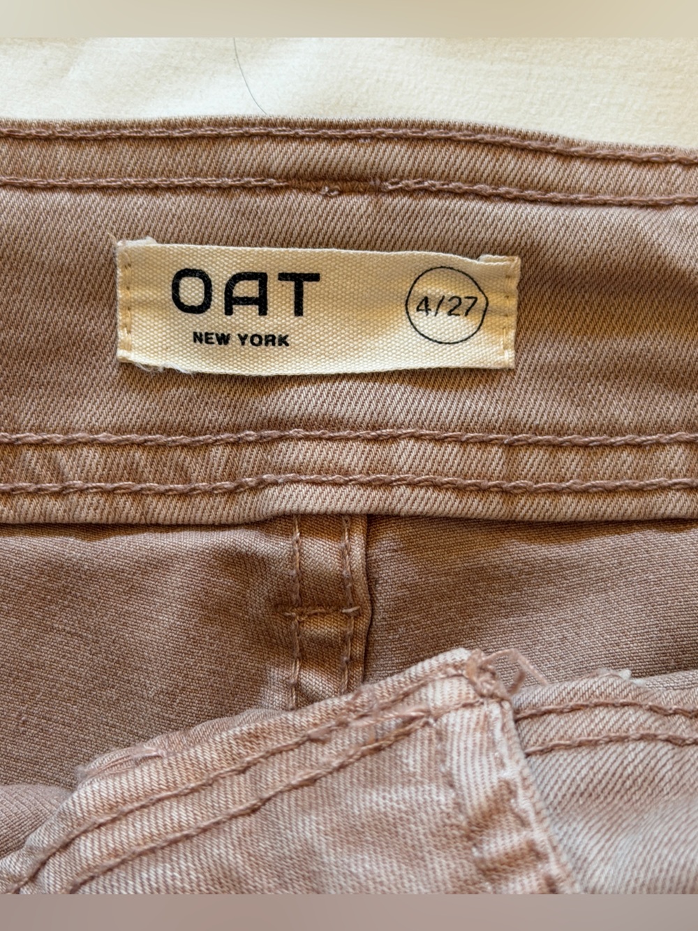 OAT New York Wide Leg Raw Hem Jeans - Picture 6 of 11